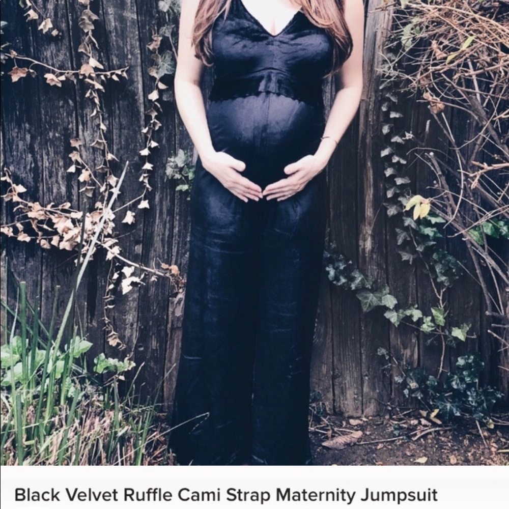 Black Velvet Jumpsuit